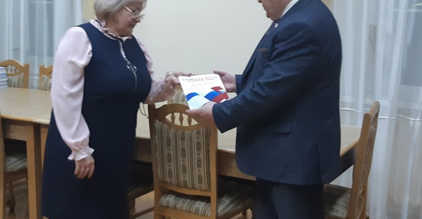 27 марта 2019 года состоялась рабочая встреча руководителя  Крымстата с Первым заместителем Председателя Государственного Совета Республики Крым